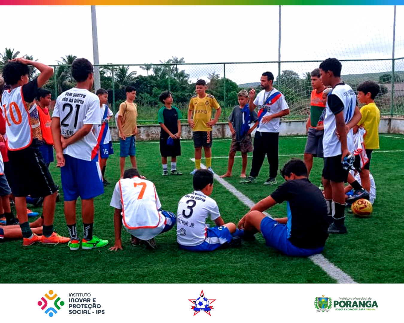 Treino do Projeto “Craques do Futuro” em Poranga