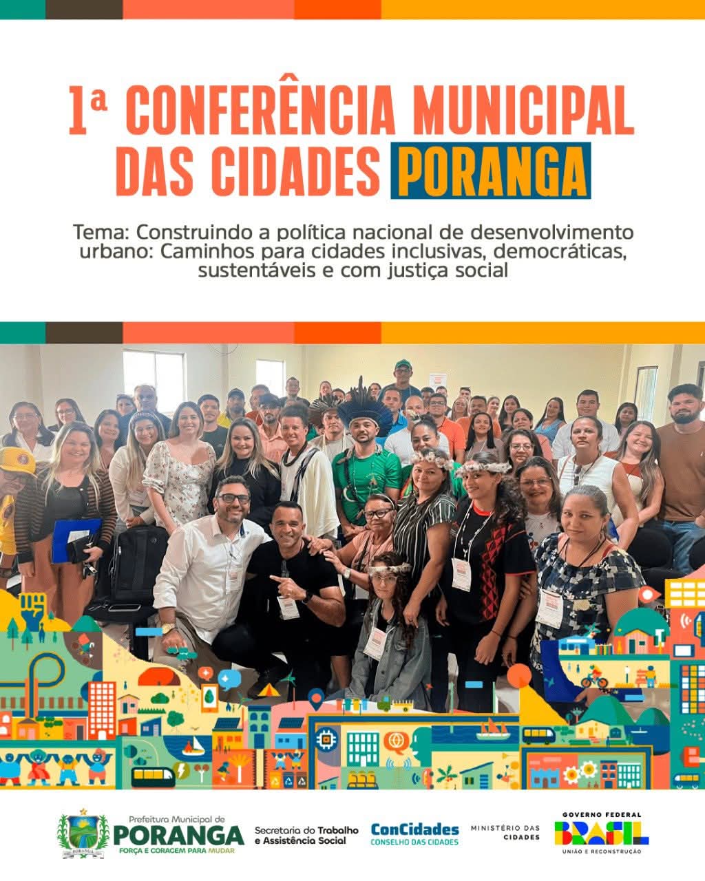 1ª Conferência Municipal das Cidades Reúne a Comunidade para Construir um Futuro Inclusivo e Sustentável