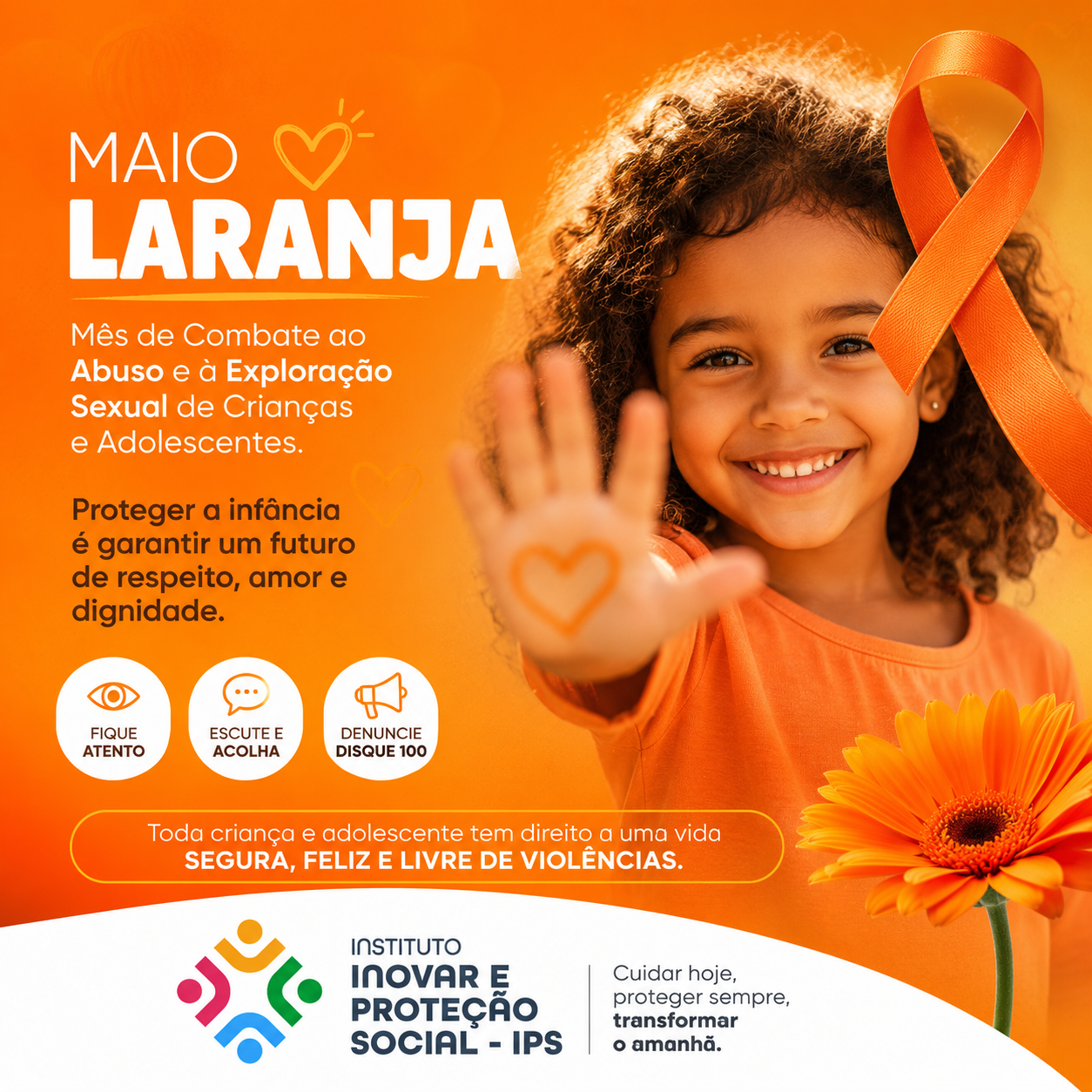 Instituto Inovar mobiliza população na luta contra o abuso e exploração infantil